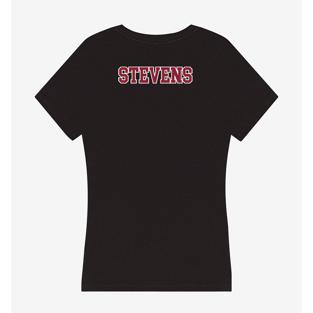 UMass - NCAA Men's Track & Field : Owen Stevens - Women's V-Neck T-Shirt-1