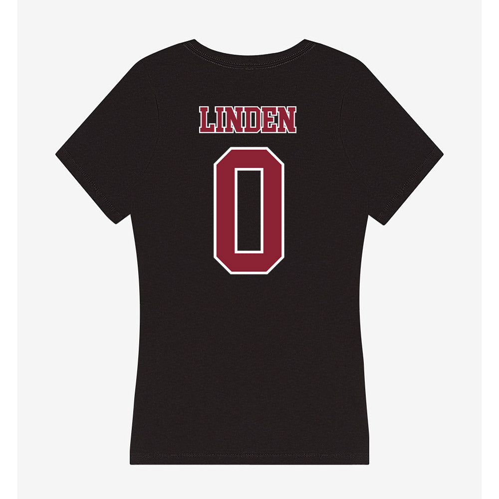UMass - NCAA Men's Soccer : Dean Linden - Women's V-Neck T-Shirt-1