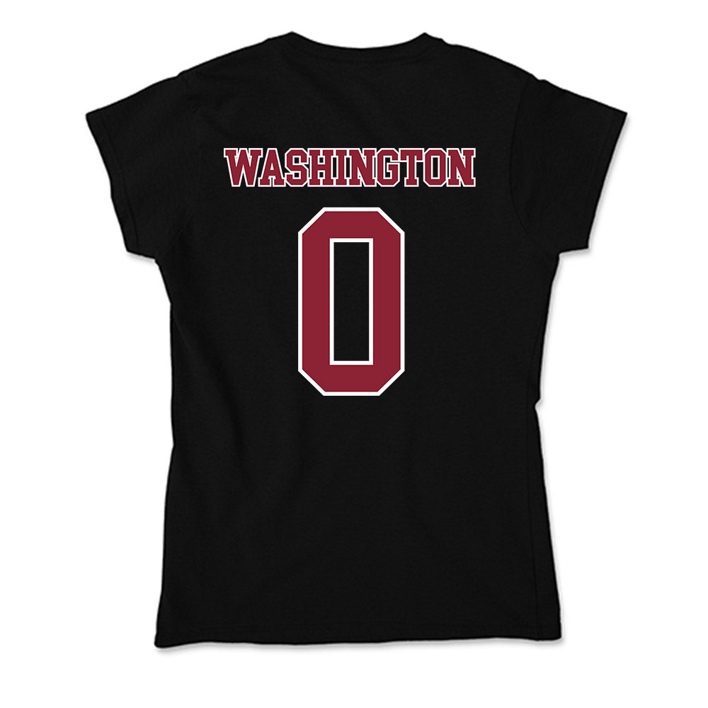 UMass - NCAA Football : Jordan Washington - Soft Style Women’s T-Shirt-1