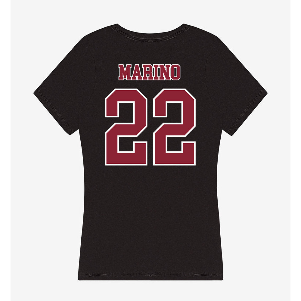 UMass - NCAA Women's Lacrosse : Kennady Marino - Women's V-Neck T-Shirt-1