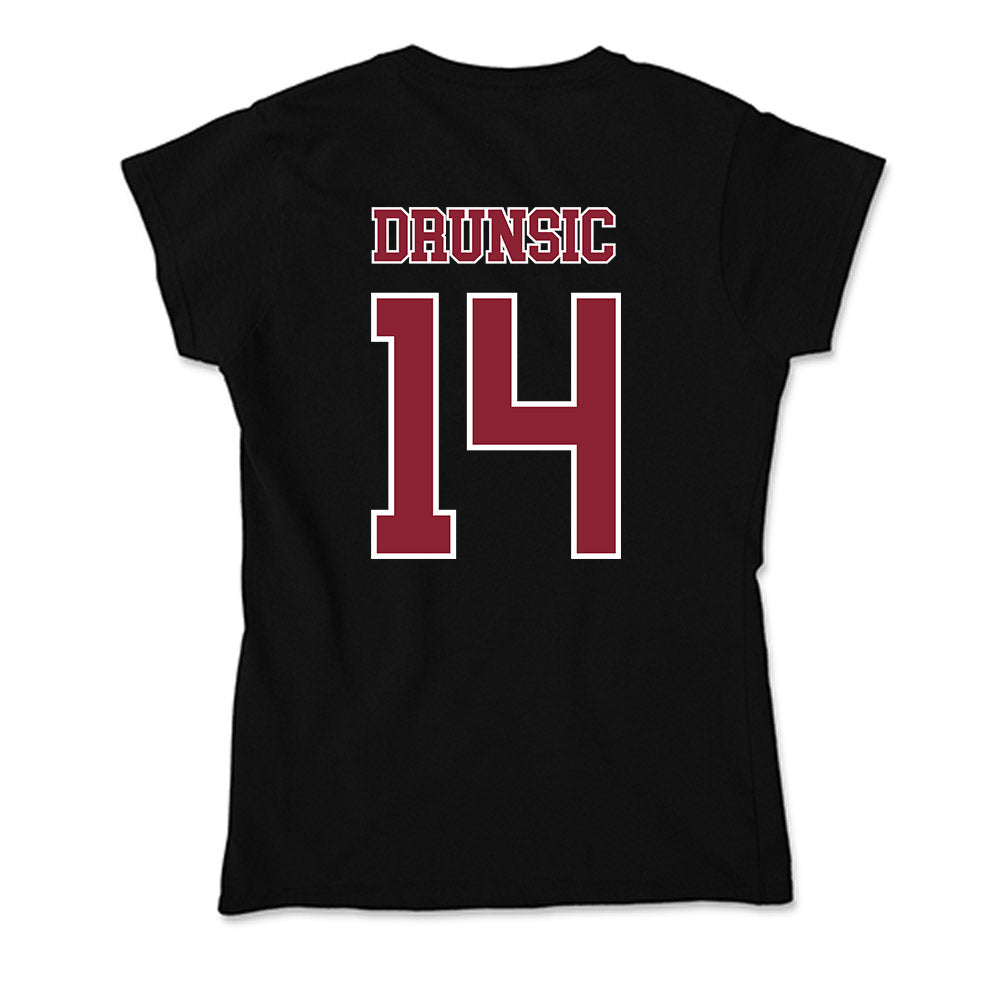UMass - NCAA Men's Lacrosse : Aiden Drunsic - Soft Style Women’s T-Shirt-1