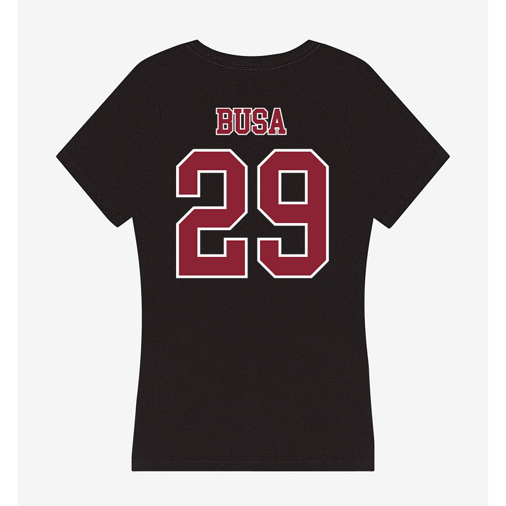 UMass - NCAA Cheerleading : Gabriella Busa - Women's V-Neck T-Shirt-1
