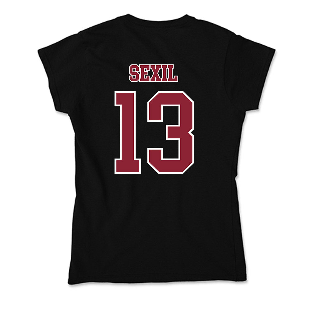 UMass - NCAA Football : Raheim Sexil - Soft Style Women’s T-Shirt-1