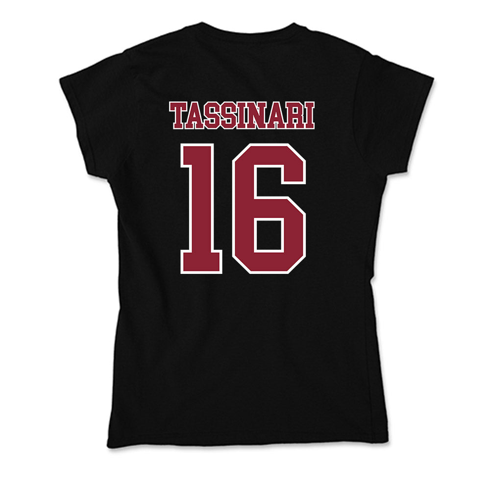 UMass - NCAA Women's Soccer : Reilly Tassinari - Soft Style Women’s T-Shirt-1