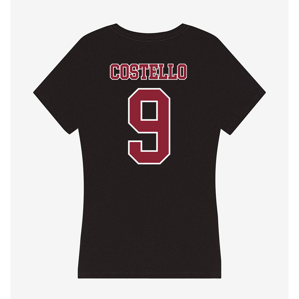 UMass - NCAA Women's Soccer : Peyton Costello - Women's V-Neck T-Shirt-1