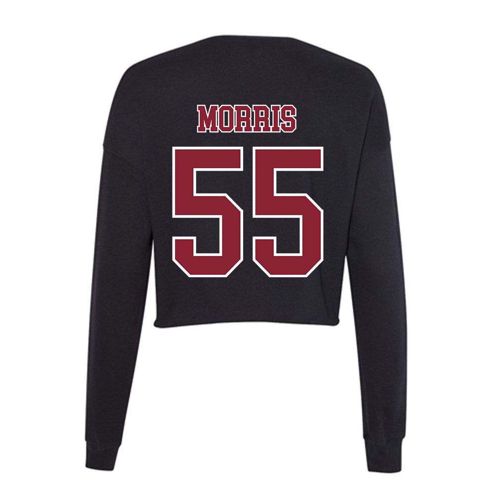 UMass - NCAA Football : Zakar Morris - Women's Cropped Crew Fleece-1