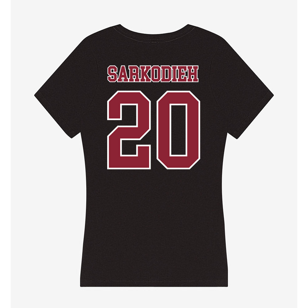 UMass - NCAA Football : Keith Sarkodieh - Women's V-Neck T-Shirt-1