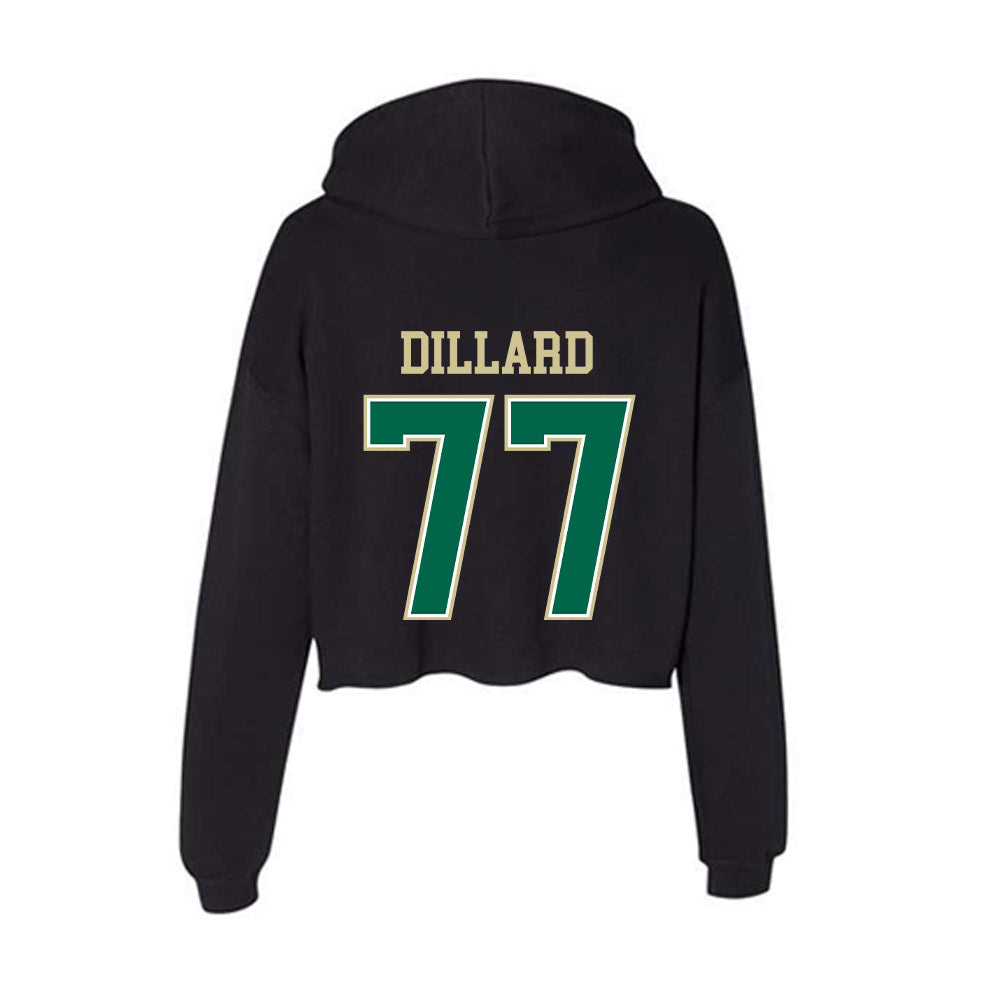 USF - NCAA Football : Major Dillard - Women's Crop Fleece Hoodie-1