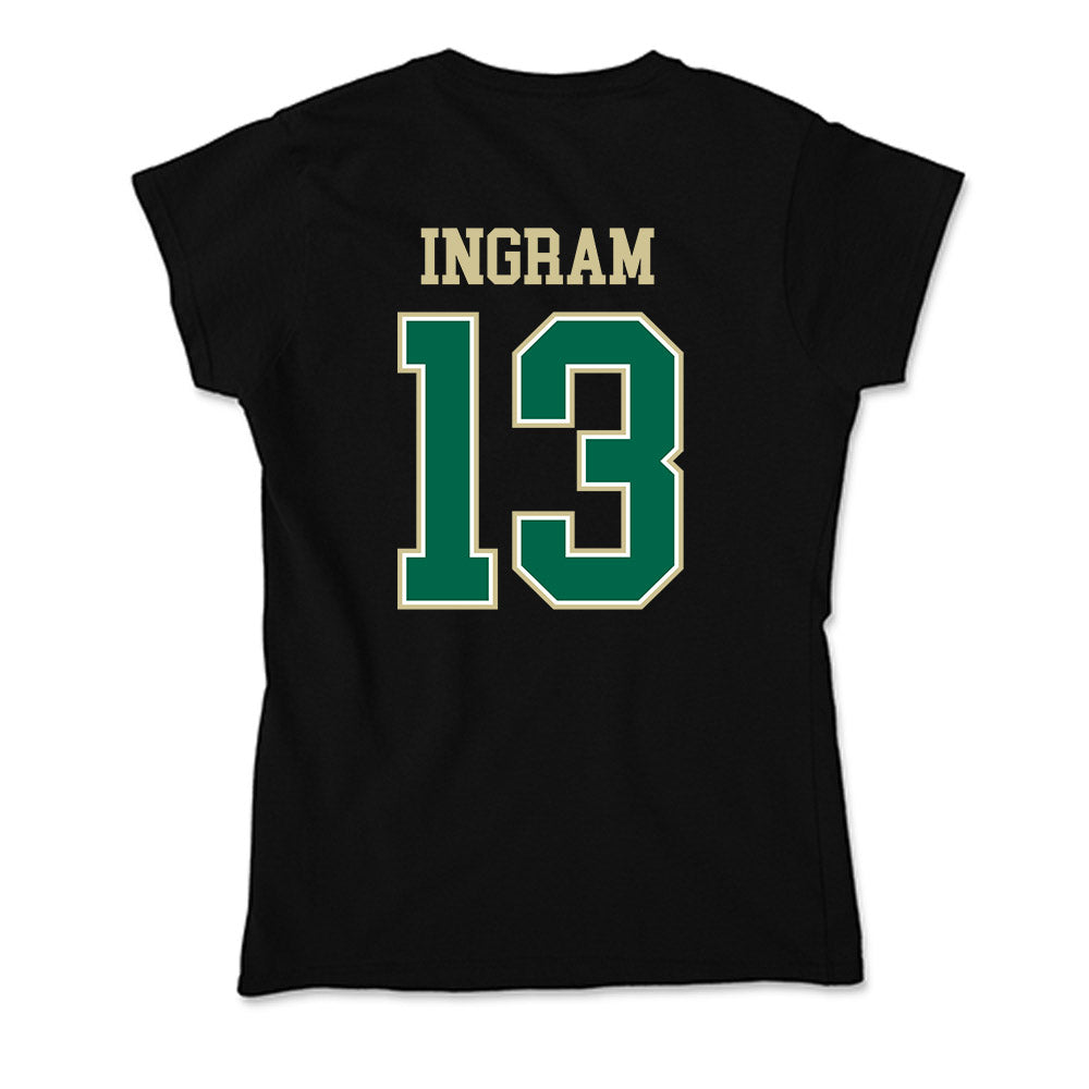 USF - NCAA Women's Basketball : Stefanie Ingram - Soft Style Women’s T-Shirt-1