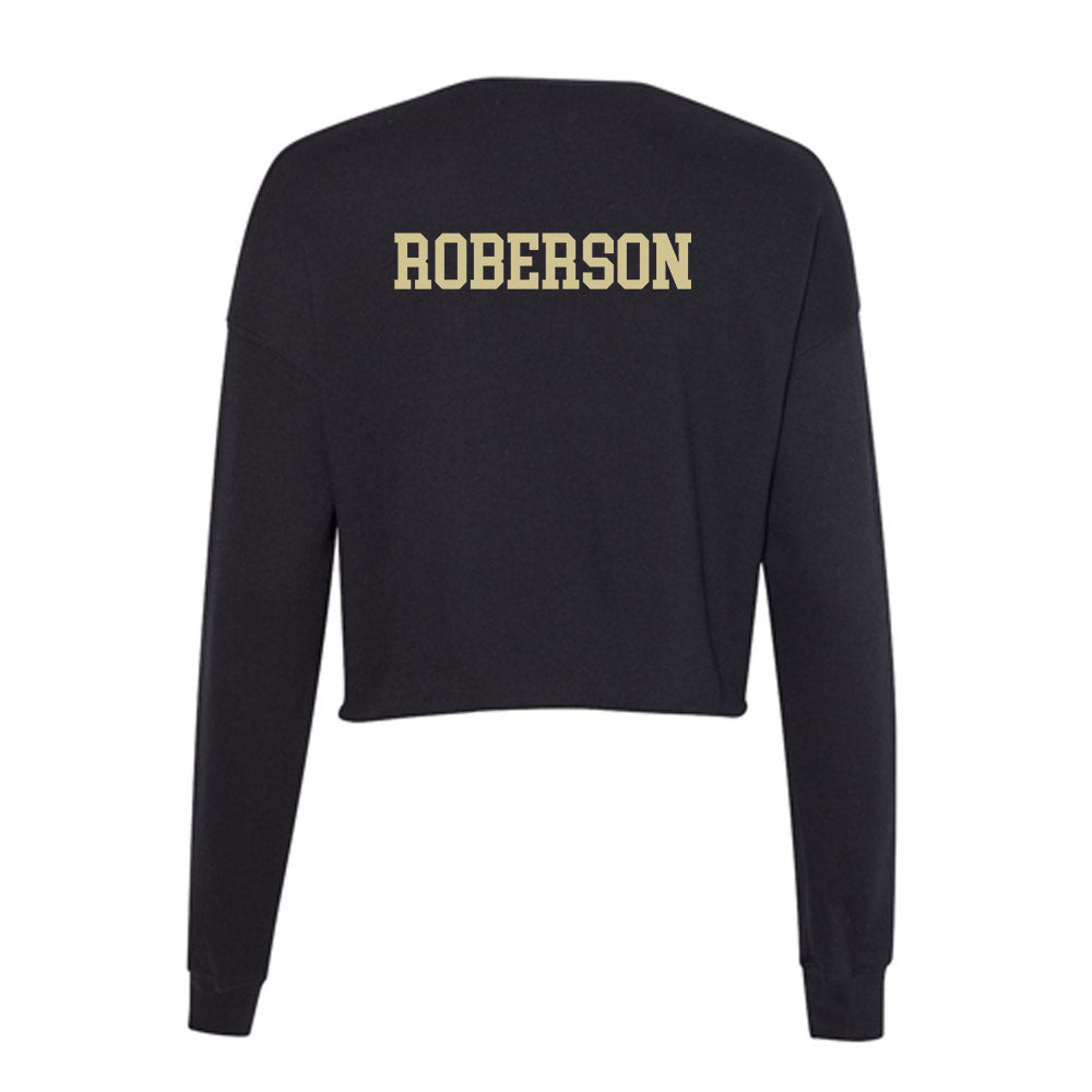 USF - NCAA Women's Track & Field : Jamya Roberson - Women's Cropped Crew Fleece-1