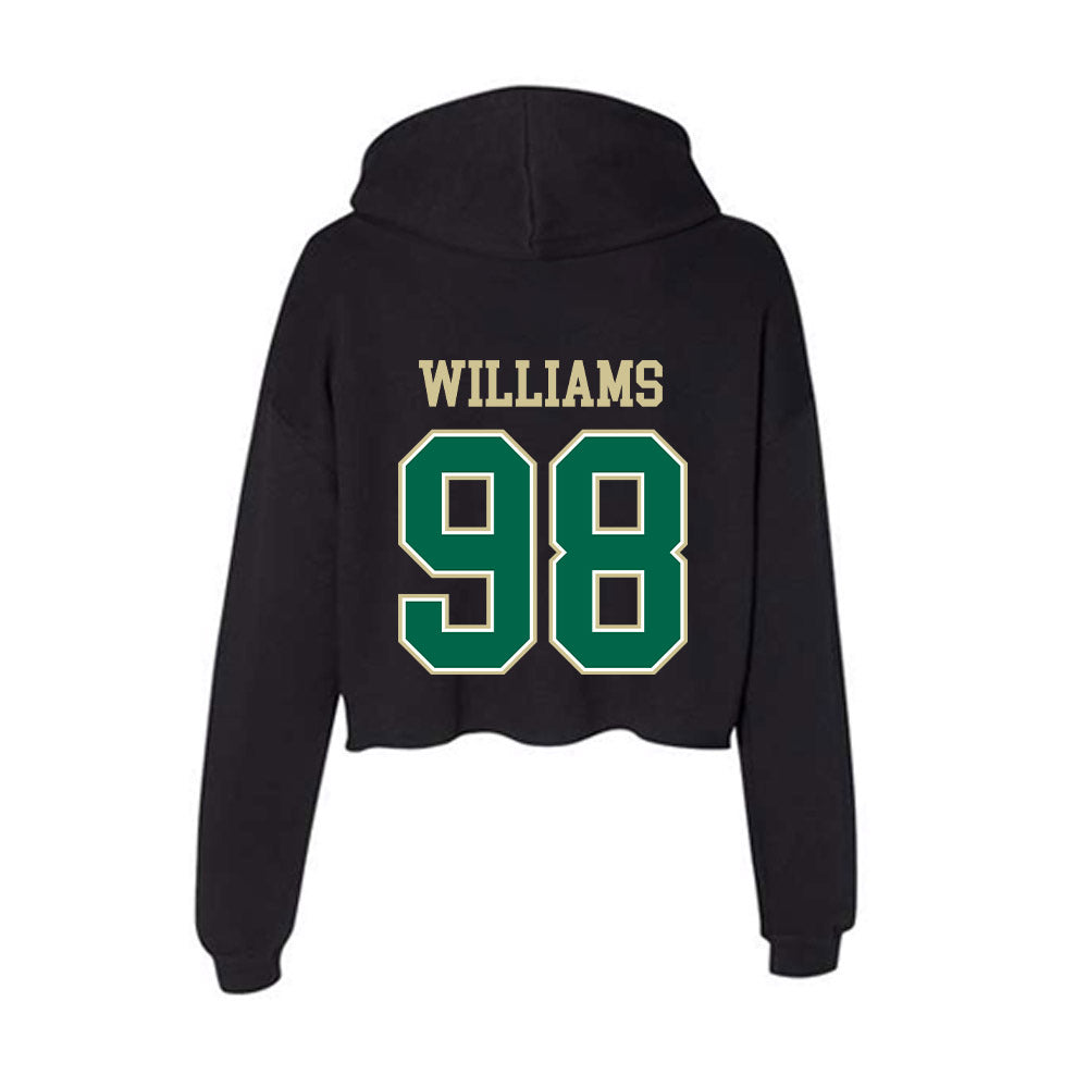 USF - NCAA Football : Marcus Williams - Women's Crop Fleece Hoodie-1