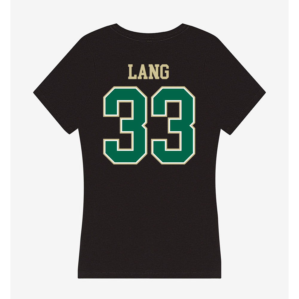 USF - NCAA Women's Lacrosse : Alexa Lang - Women's V-Neck T-Shirt-1