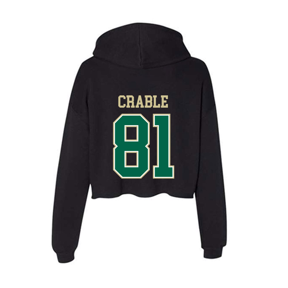 USF - NCAA Football : Tayte Crable - Women's Crop Fleece Hoodie-1
