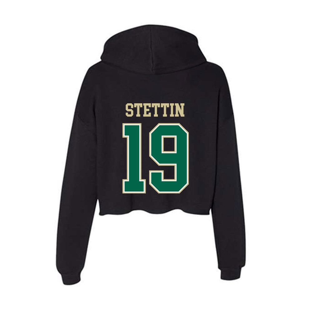USF - NCAA Women's Volleyball : Emelyn Stettin - Women's Crop Fleece Hooded Sweatshirt-1