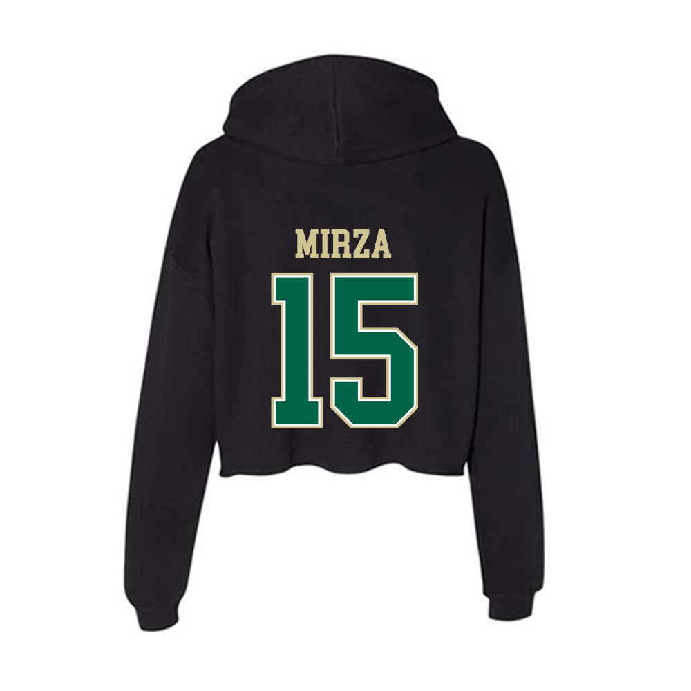 USF - NCAA Baseball : Jackson Mirza - Women's Crop Fleece Hoodie-1
