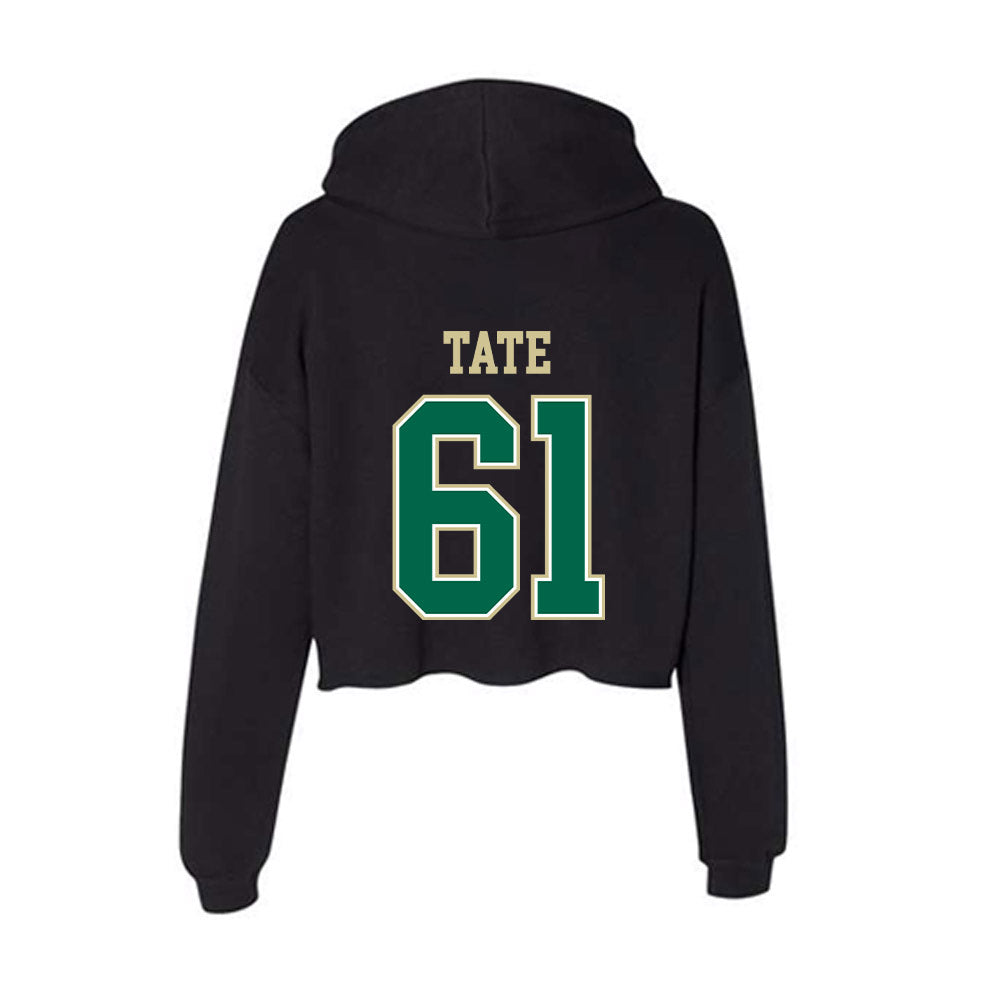 USF - NCAA Football : Julius Tate - Women's Crop Fleece Hooded Sweatshirt-1