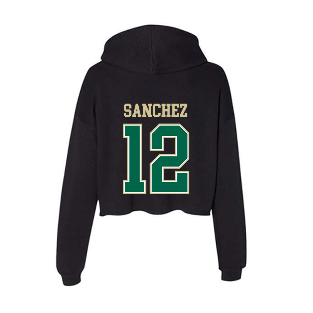 USF - NCAA Beach Volleyball : Aracelys Sanchez - Women's Crop Fleece Hoodie-1