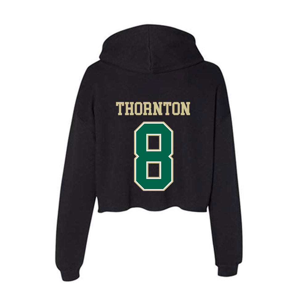 USF - NCAA Women's Soccer : Elyse Thornton - Women's Crop Fleece Hoodie-1