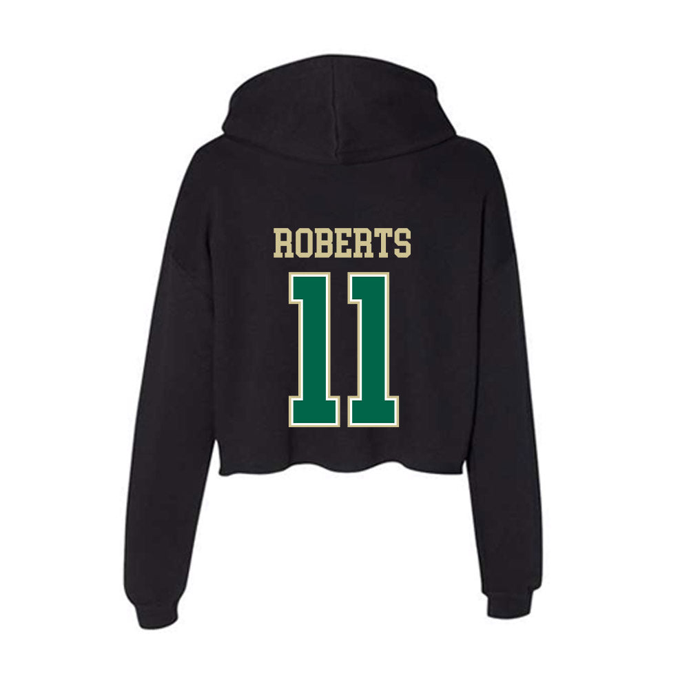 USF - NCAA Football : Dmari Roberts - Women's Crop Fleece Hooded Sweatshirt-1
