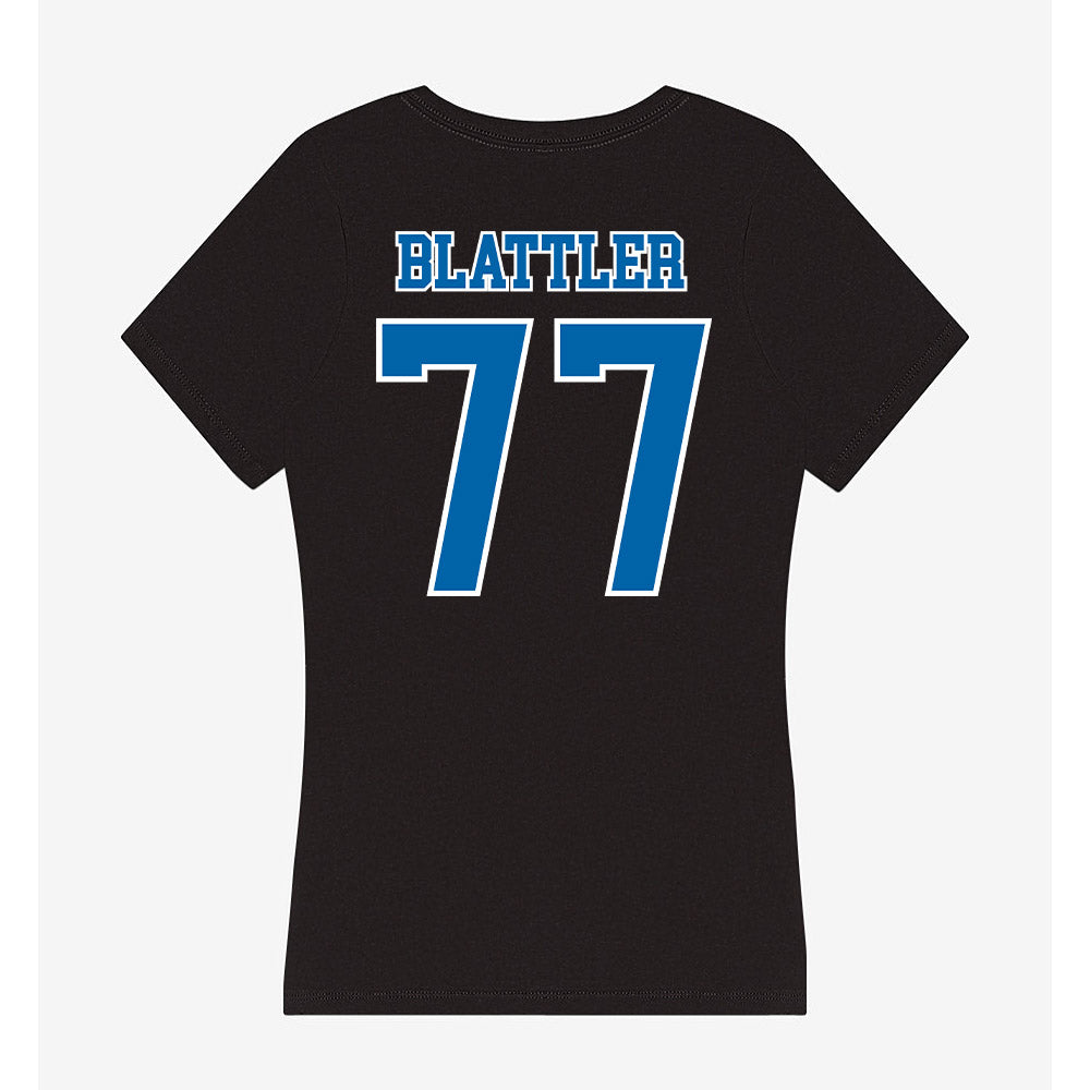 MTSU - NCAA Football : Diego Blattler - Women's V-Neck T-Shirt-1