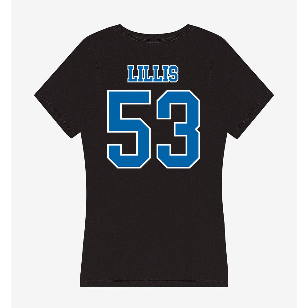 MTSU - NCAA Football : Braxton Lillis - Women's V-Neck T-Shirt-1