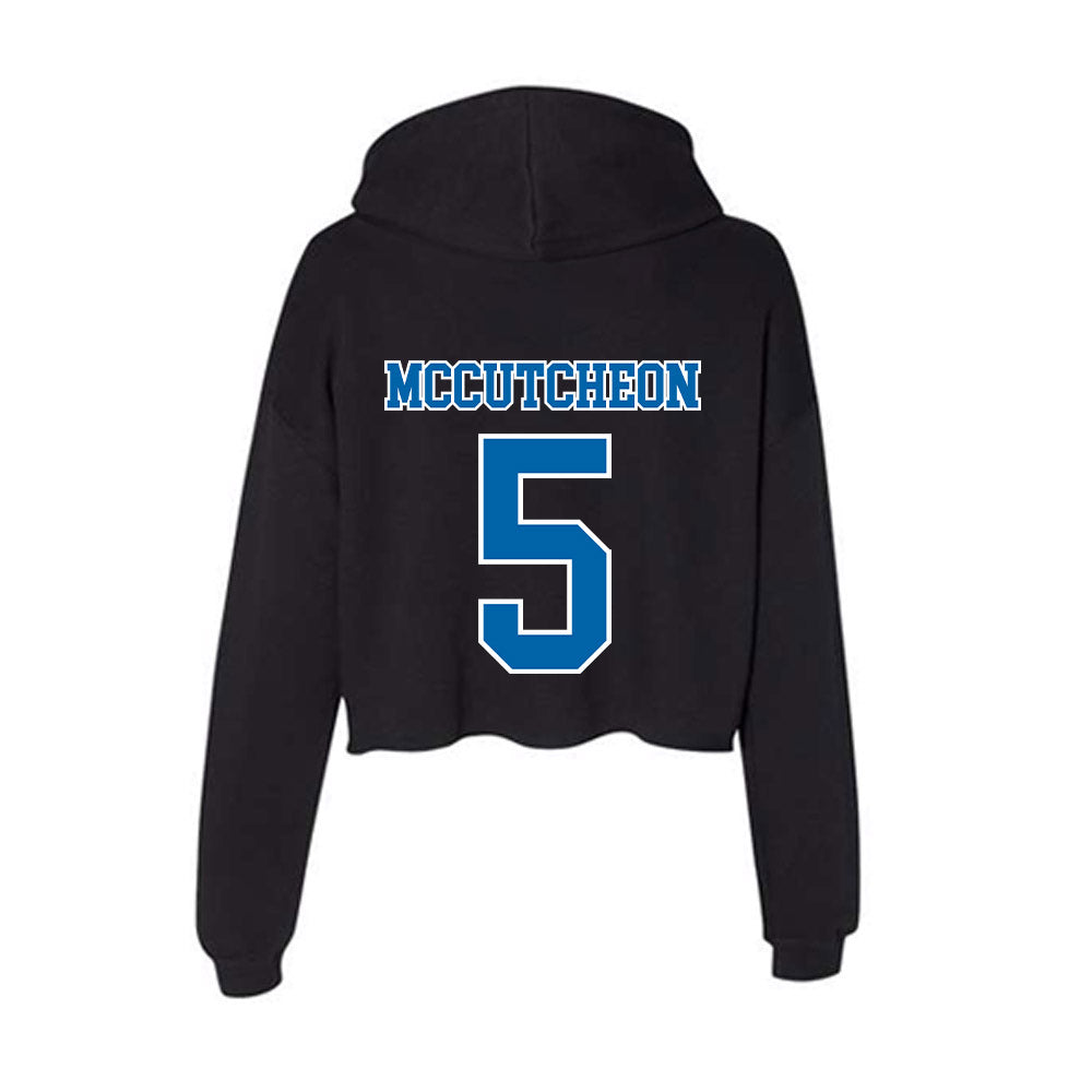 MTSU - NCAA Football : Dyson McCutcheon - Women's Crop Fleece Hooded Sweatshirt-1
