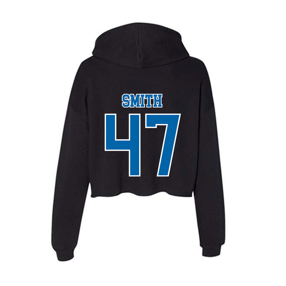 MTSU - NCAA Football : Chayce Smith - Women's Crop Fleece Hooded Sweatshirt-1
