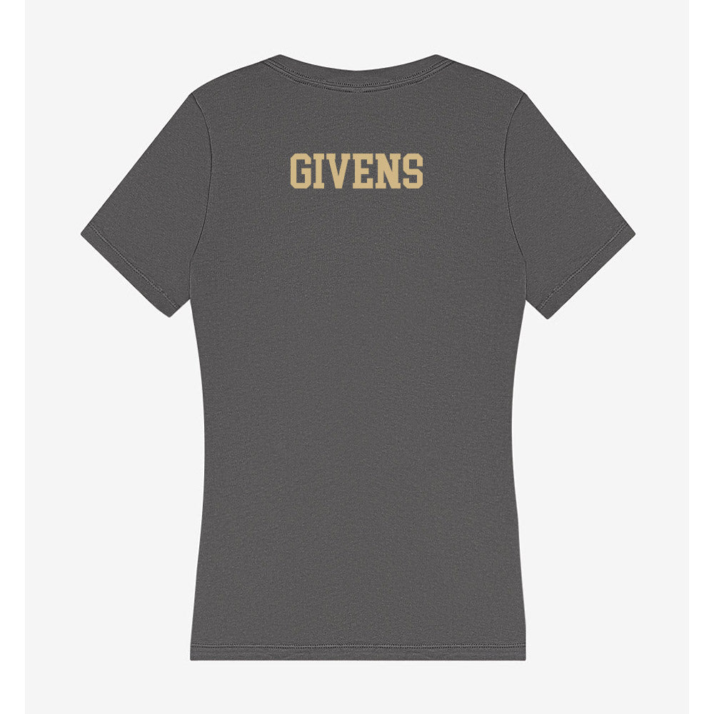 PFW - NCAA Men's Track & Field : Dalyn Givens - Women's V-Neck T-Shirt-1