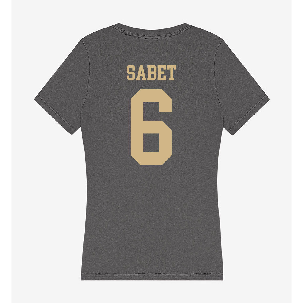 PFW - NCAA Women's Soccer : Dalia Sabet - Women's V-Neck T-Shirt-1