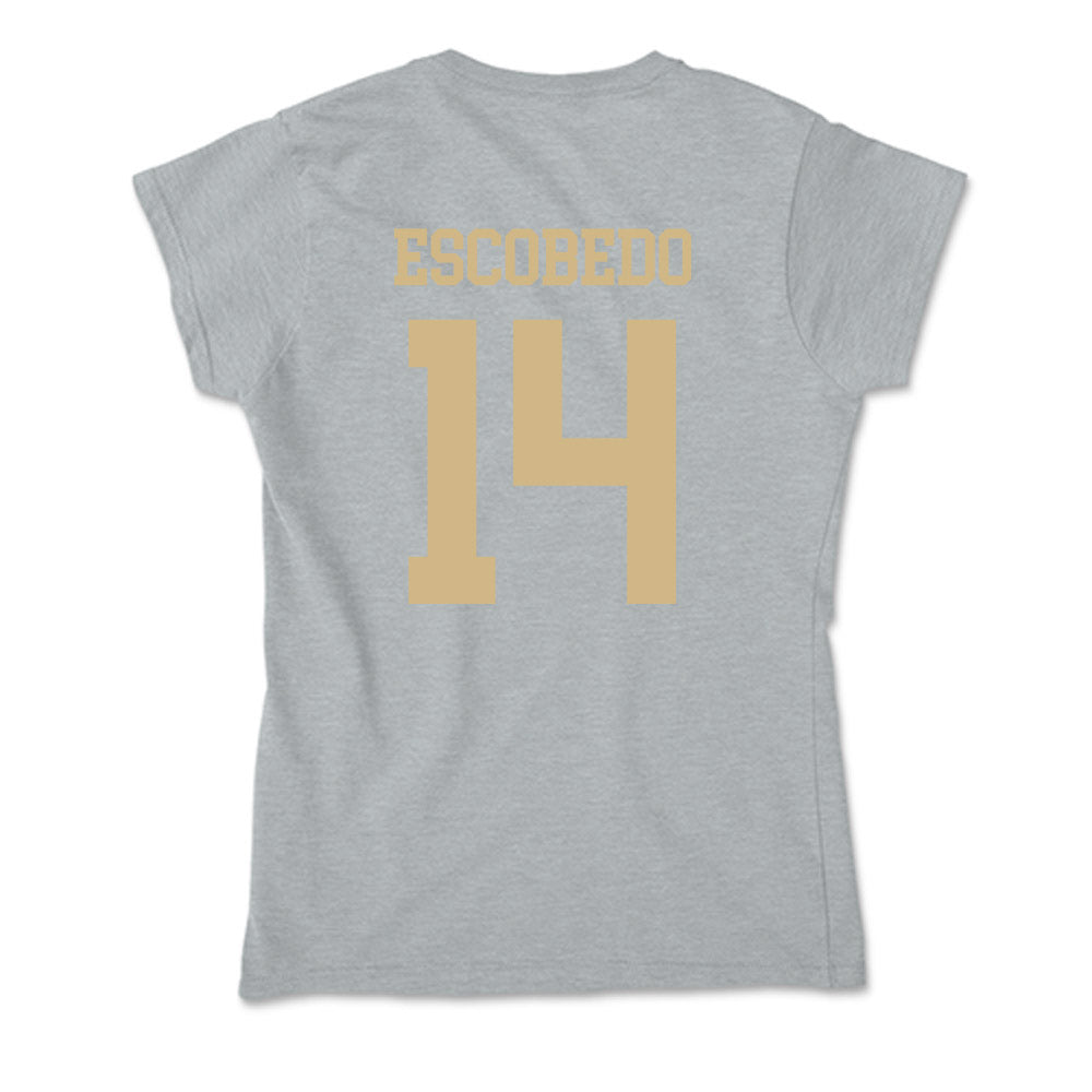 PFW - NCAA Men's Soccer : Jonny Escobedo - Soft Style Women’s T-Shirt-1