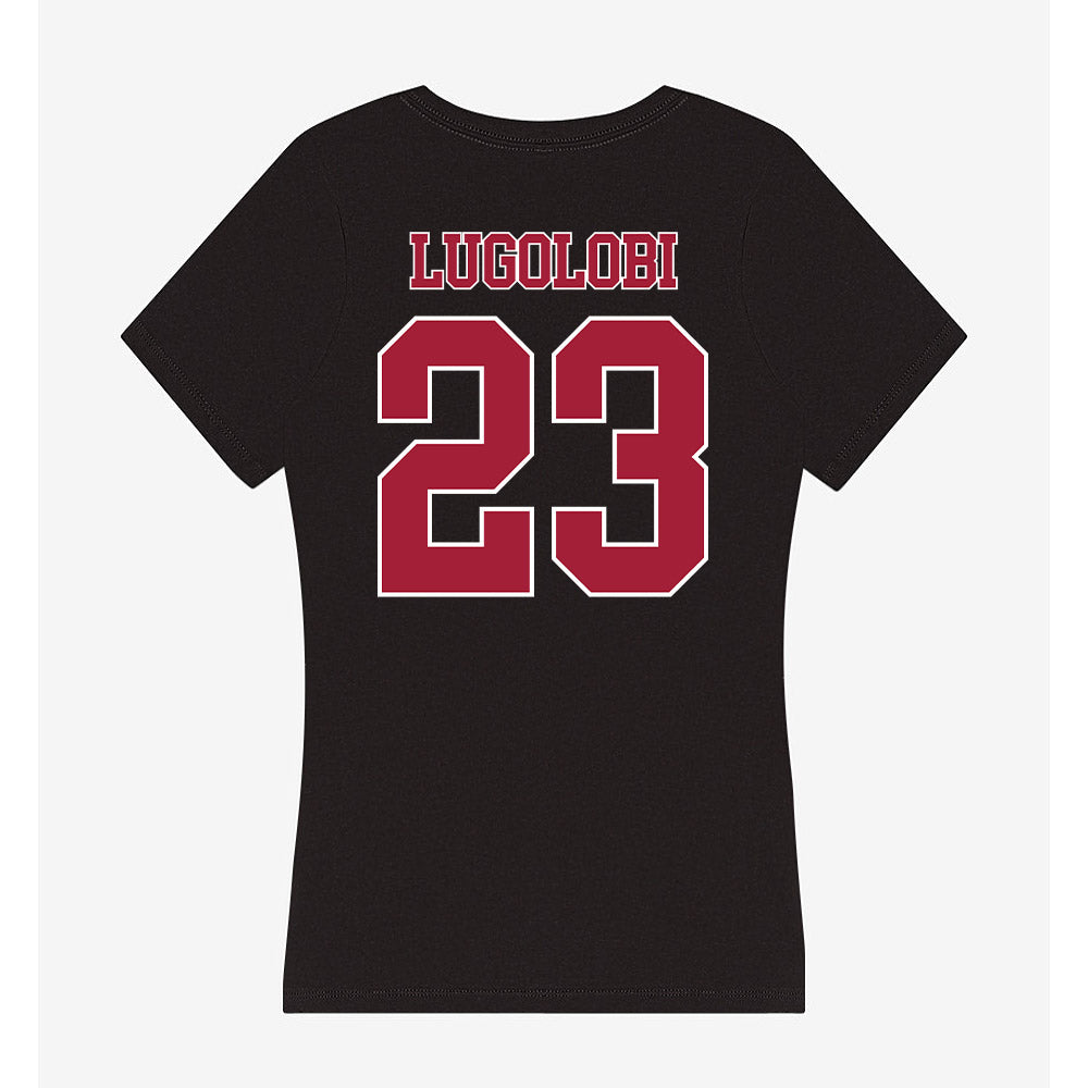Stanford - NCAA Football : Wassie Lugolobi - Women's V-Neck T-Shirt-1