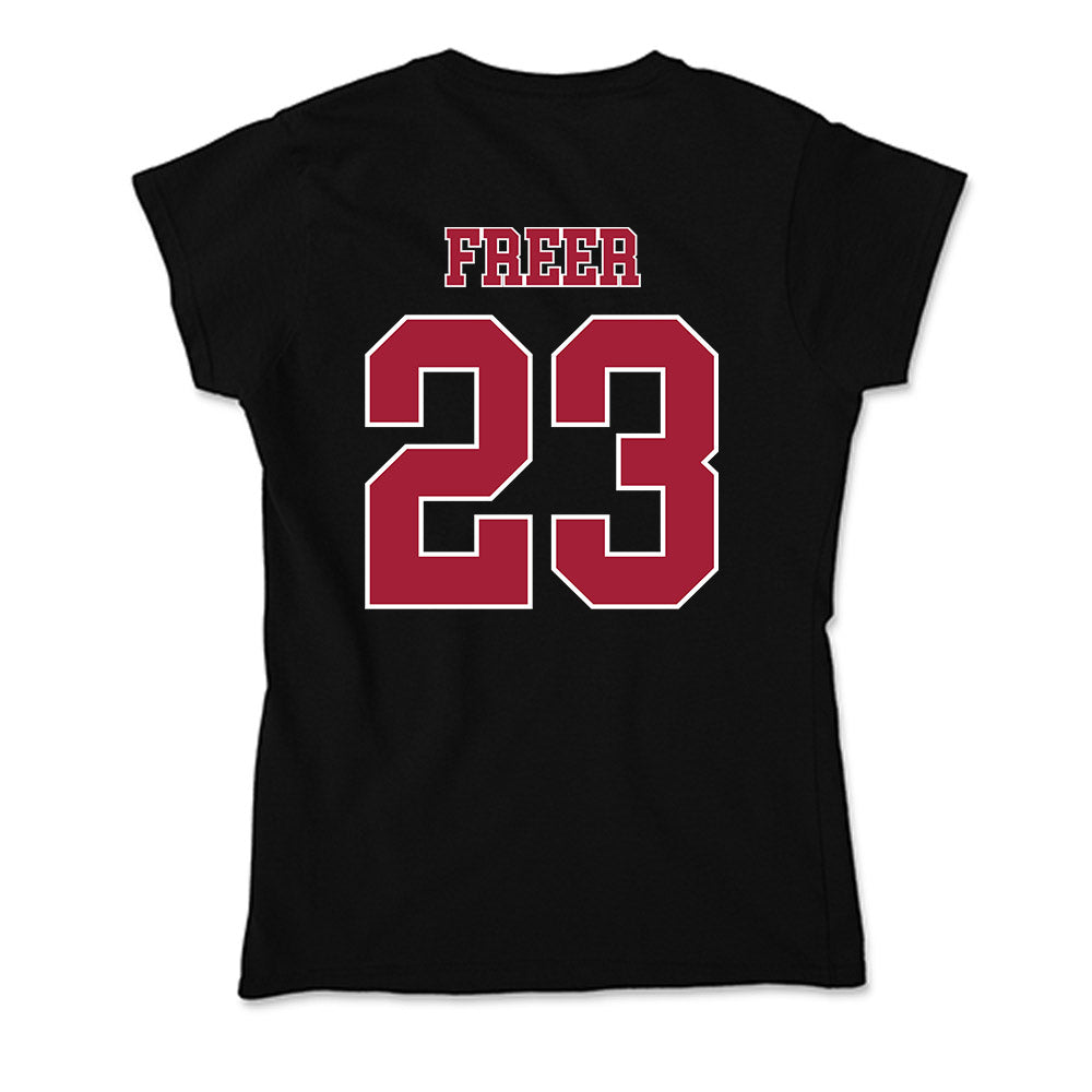 Stanford - NCAA Women's Soccer : Lily Freer - Soft Style Women’s T-Shirt-1