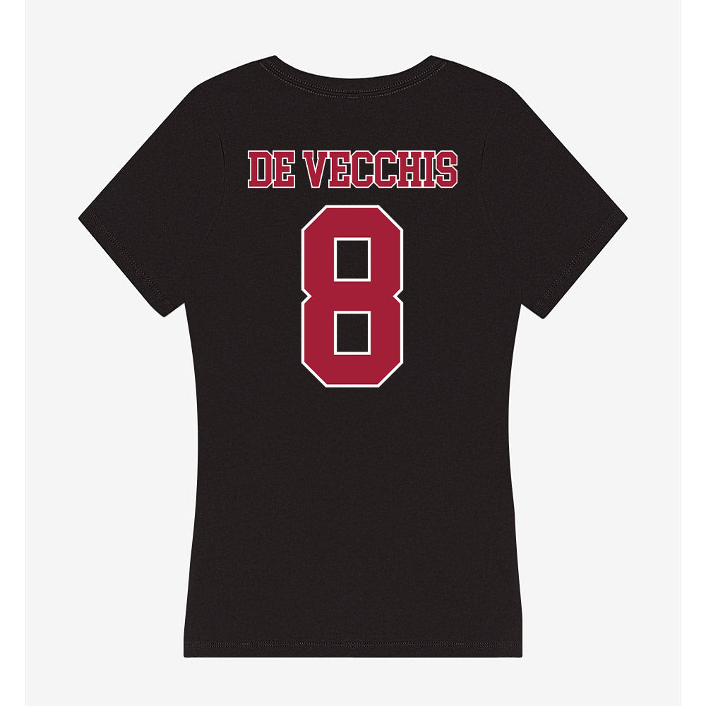 Stanford - NCAA Men's Water Polo : Simone De Vecchis - Women's V-Neck T-Shirt-1