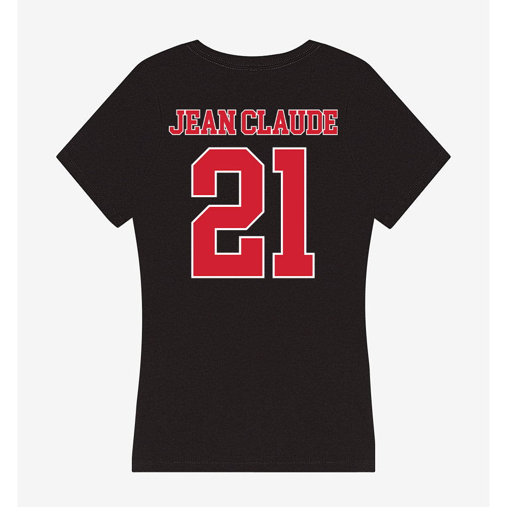 Fairfield - NCAA Women's Volleyball : Mia Jean Claude - Women's V-Neck T-Shirt-1