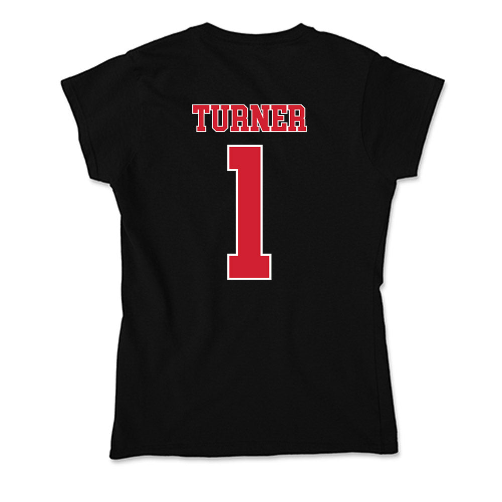 Fairfield - NCAA Men's Basketball : Deuce Turner - Soft Style Women’s T-Shirt-1