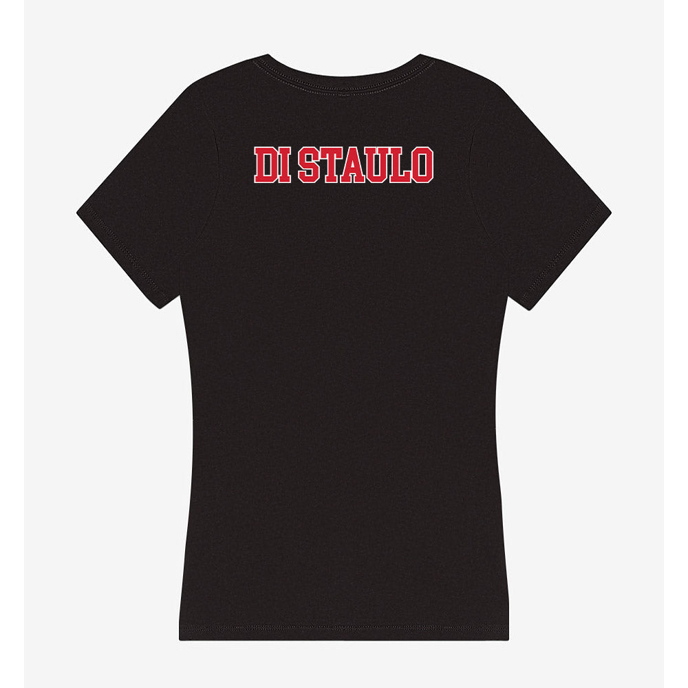 Fairfield - NCAA Men's Tennis : Alexander Di Staulo - Women's V-Neck T-Shirt-1
