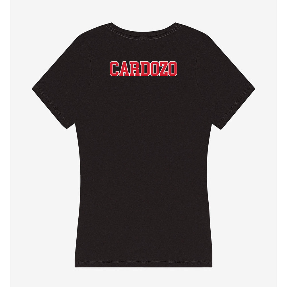 Fairfield - NCAA Women's Cross Country : Isabella Cardozo - Women's V-Neck T-Shirt-1