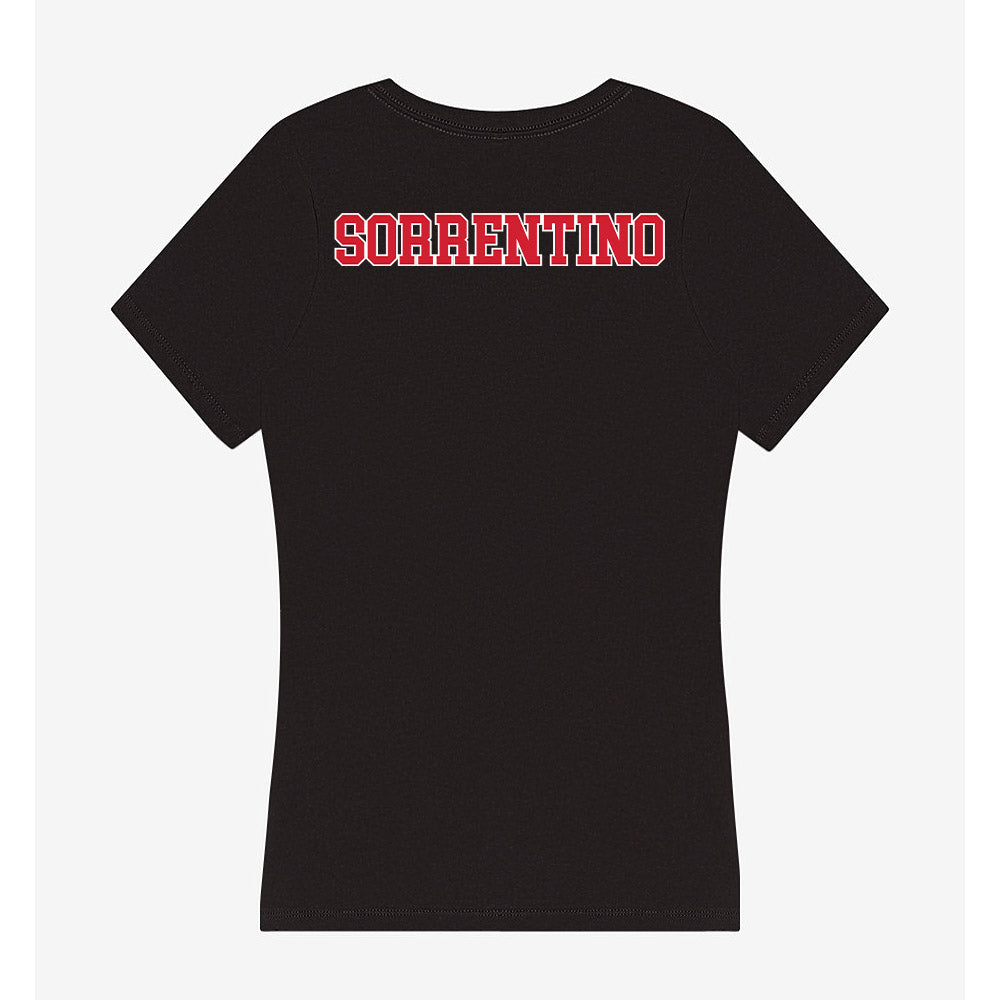 Fairfield - NCAA Women's Rowing : Mia Sorrentino - Women's V-Neck T-Shirt-1