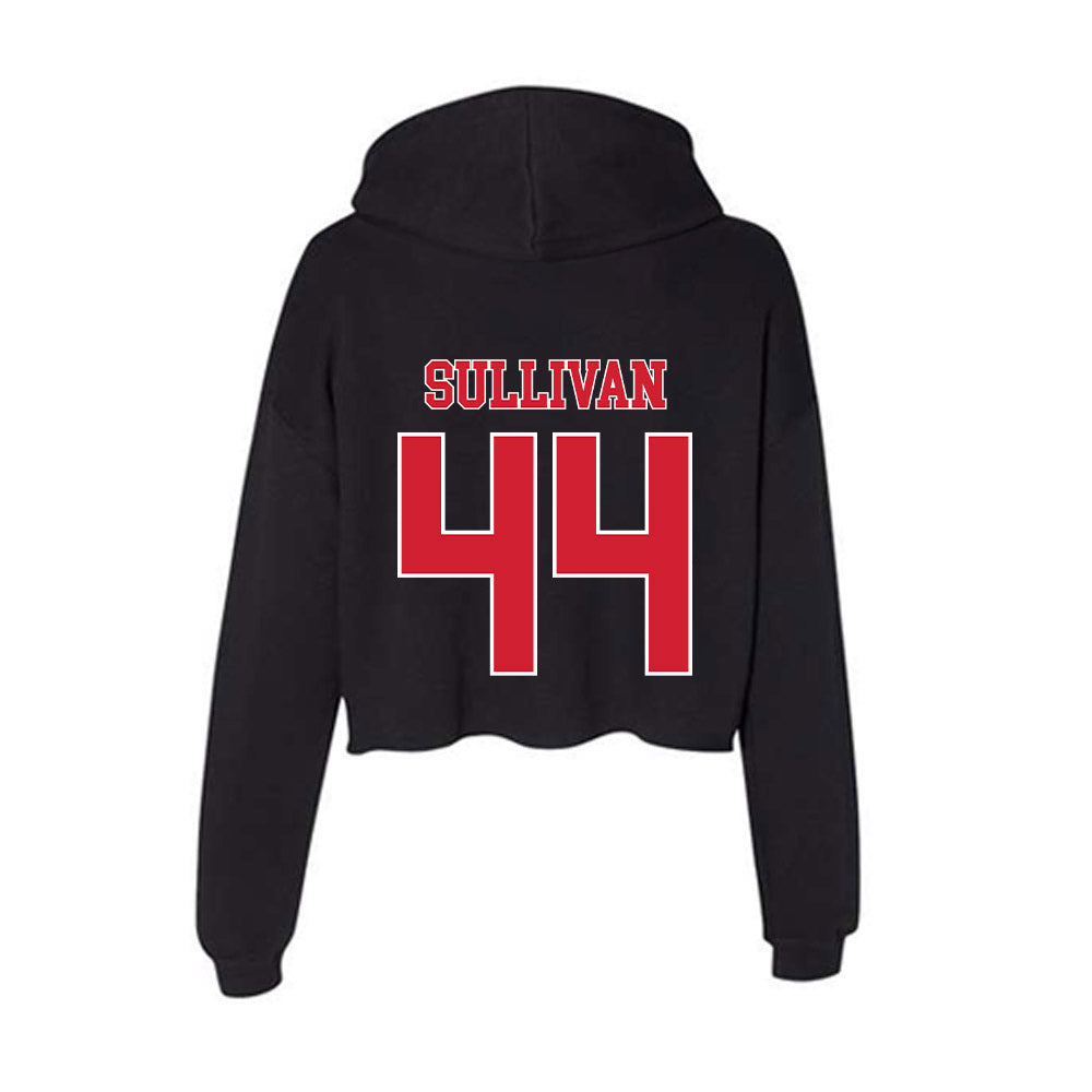 Fairfield - NCAA Women's Lacrosse : Sarah Sullivan - Women's Crop Fleece Hoodie-1