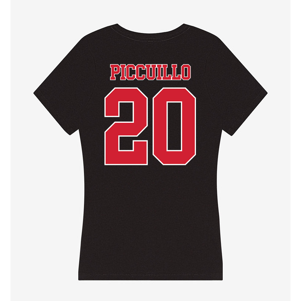Fairfield - NCAA Baseball : Jameson Piccuillo - Women's V-Neck T-Shirt-1