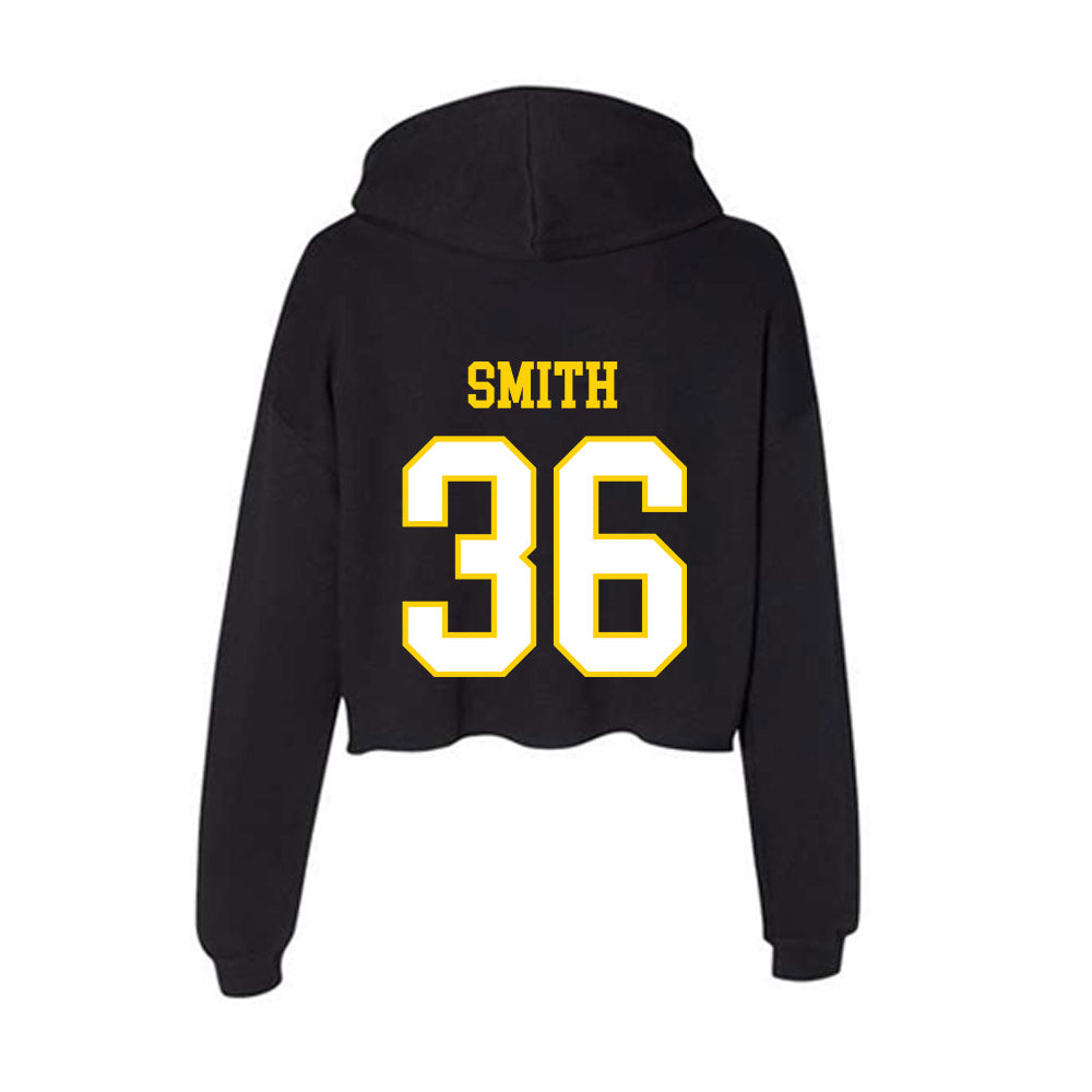 Delaware - NCAA Men's Lacrosse : Maverick Smith - Women's Crop Fleece Hoodie-1