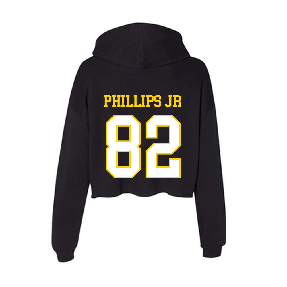 Delaware - NCAA Football : Derrick Phillips Jr - Women's Crop Fleece Hoodie-1