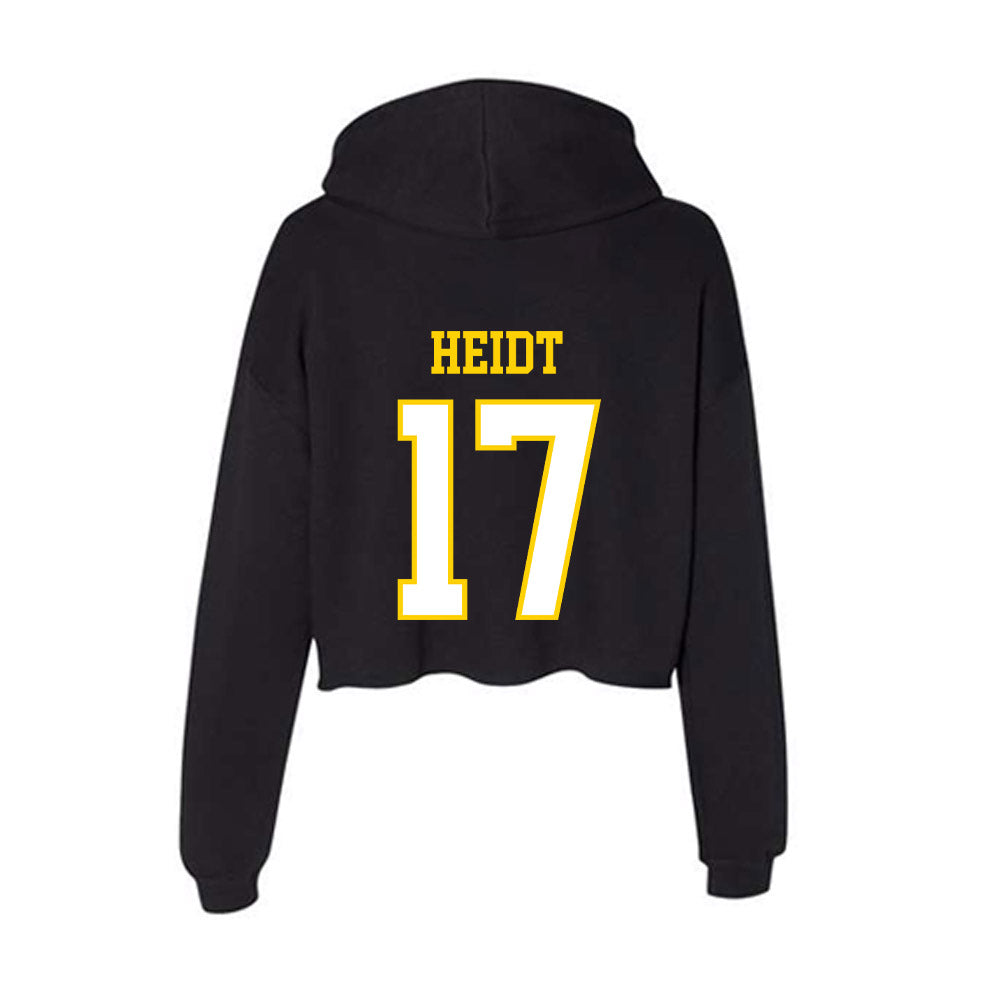 Delaware - NCAA Ice Hockey : Suvina Heidt - Women's Crop Fleece Hoodie-1
