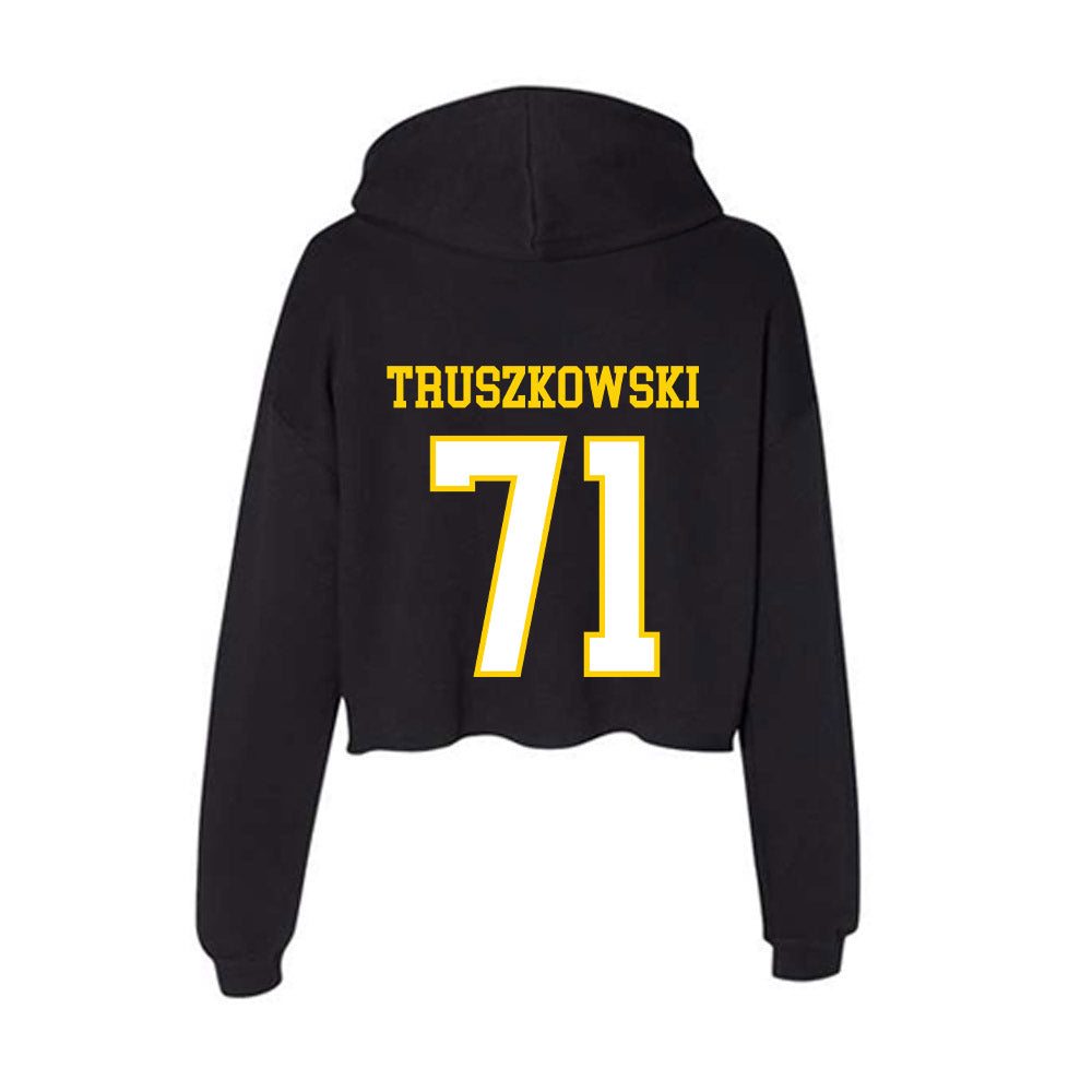 Delaware - NCAA Football : Brandon Truszkowski - Women's Crop Fleece Hoodie-1