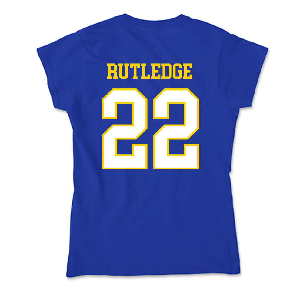 Delaware - NCAA Football : Dorian Rutledge - Soft Style Women’s T-Shirt-1