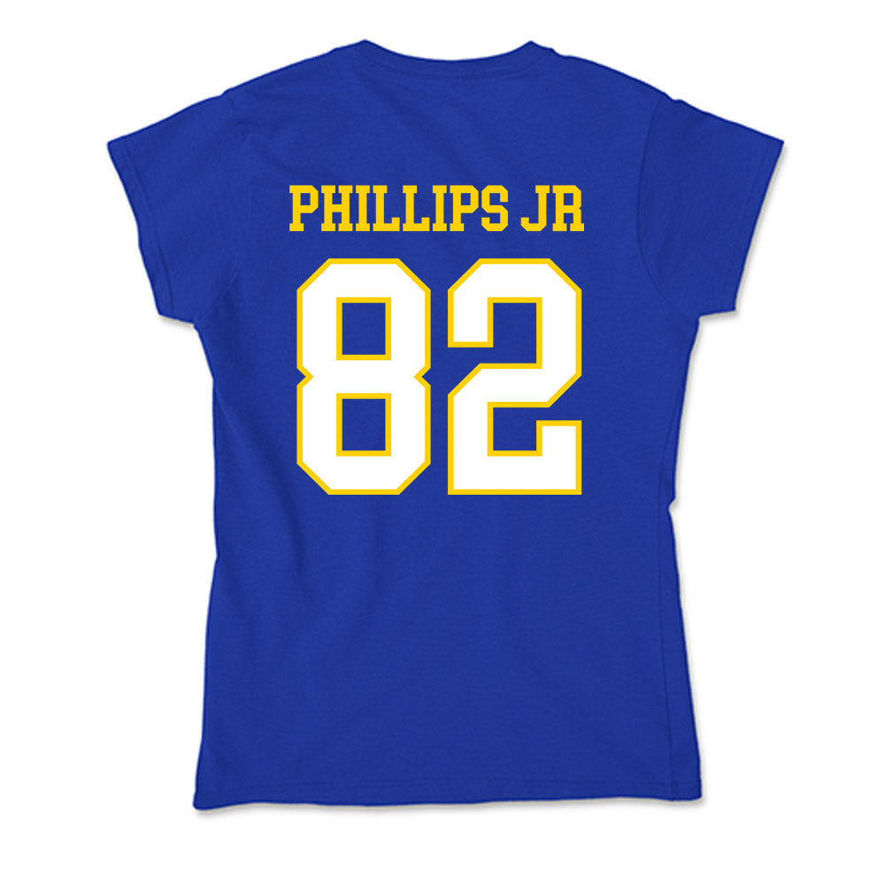 Delaware - NCAA Football : Derrick Phillips Jr - Soft Style Women’s T-Shirt-1