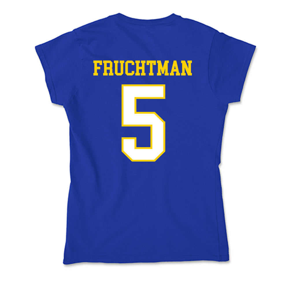 Delaware - NCAA Women's Basketball : Amalia Fruchtman - Soft Style Women’s T-Shirt-1