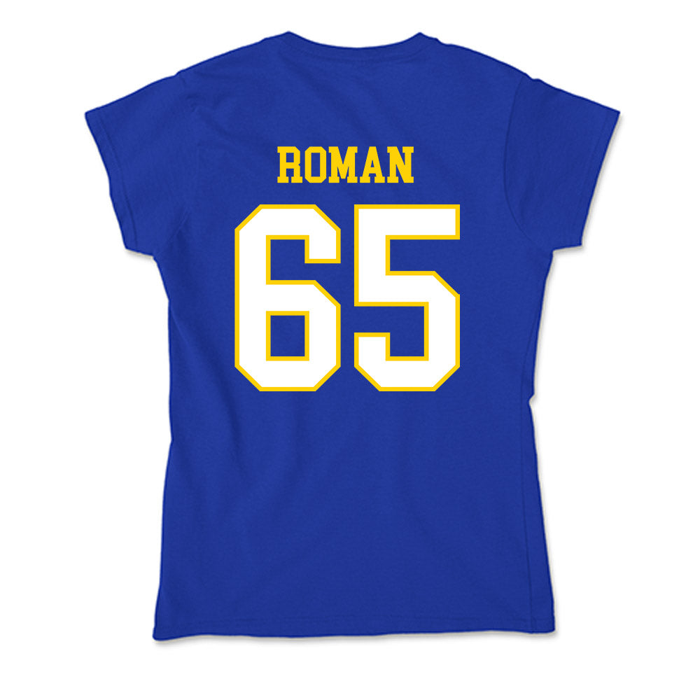 Delaware - NCAA Football : Wahkeem Roman - Soft Style Women’s T-Shirt-1