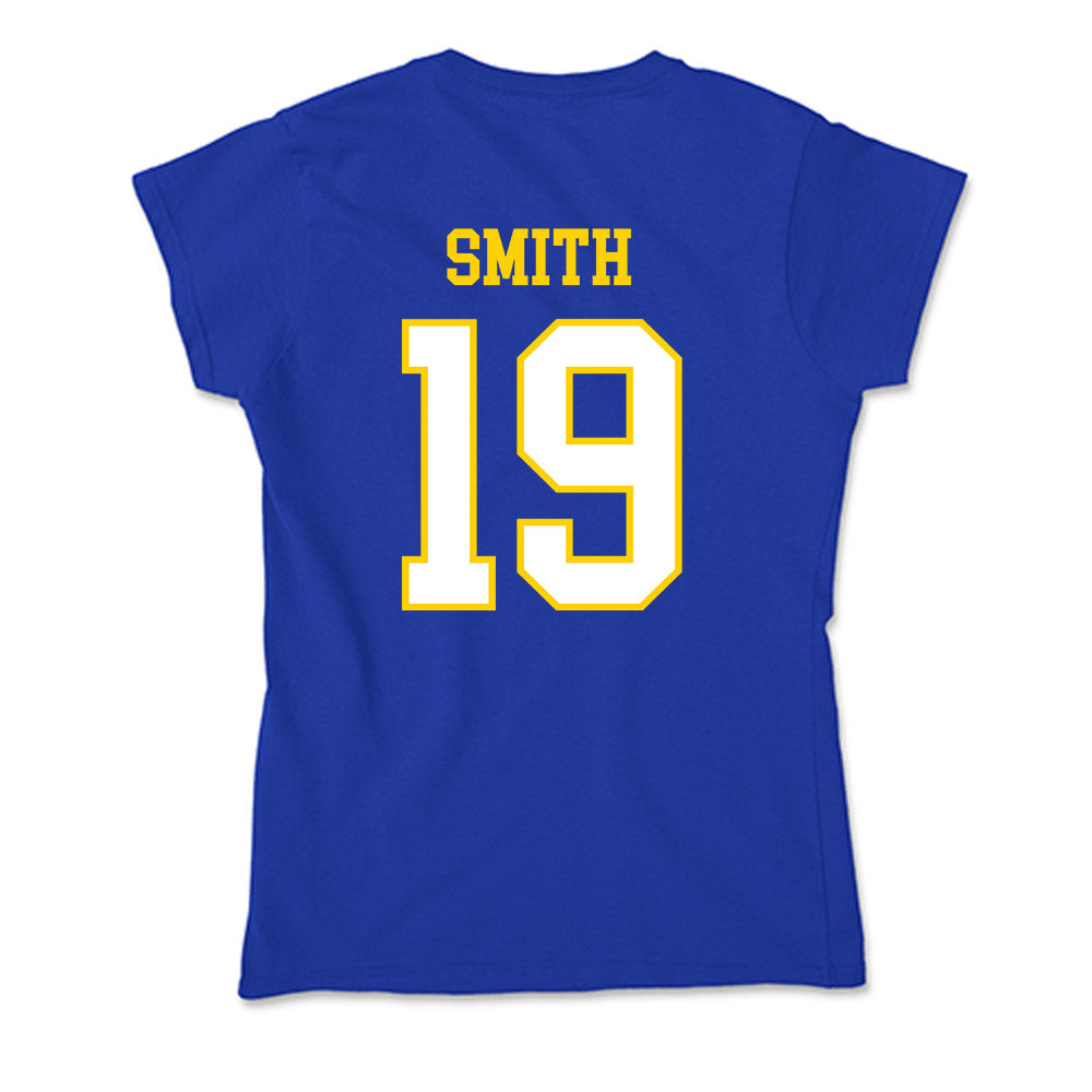 Delaware - NCAA Men's Soccer : Sean Smith - Soft Style Women’s T-Shirt-1
