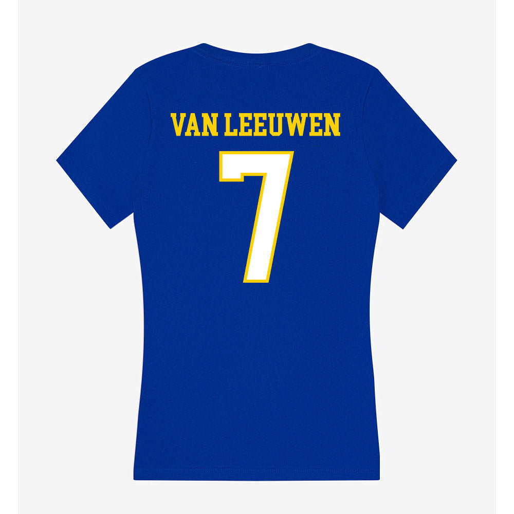 Delaware - NCAA Women's Field Hockey : Linde Van Leeuwen - Women's V-Neck T-Shirt-1